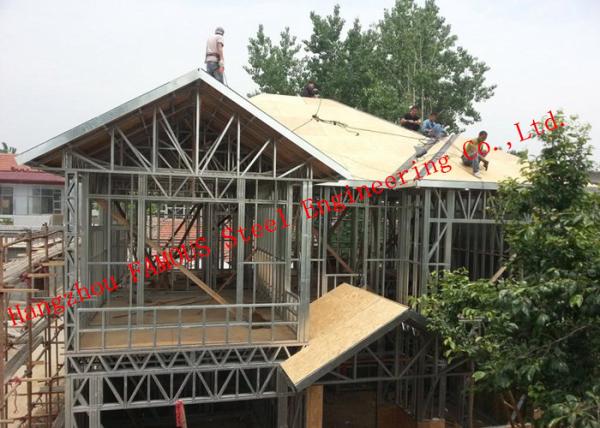 Dry Construction Method Residential  Light Guage Galvanised Studs Villa Recyclable Low Rise