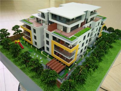 Модель КНК отрезанная лазером архитектурноакустическая, коммерчески модели здани