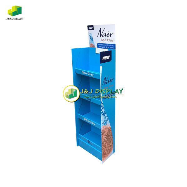 Foods Milk Powder Corrugated Cardboard Floor Display Foldable for Promotion Retail