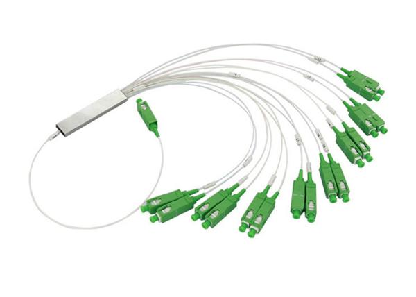 1 21 41 81 16 0.9mm Fiber Optic PLC Splitter With SC APC Connector