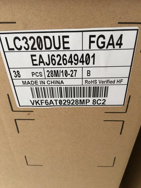 Antiglare Treatment 1920*1080 LCD TV Panel LC320DUE-FGA4 Voltage Supply 12.0V