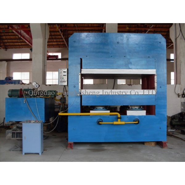 1500*500mm Plate Vulcanizing Press Speed Bump Making Machine 1 Layer Electric Heating