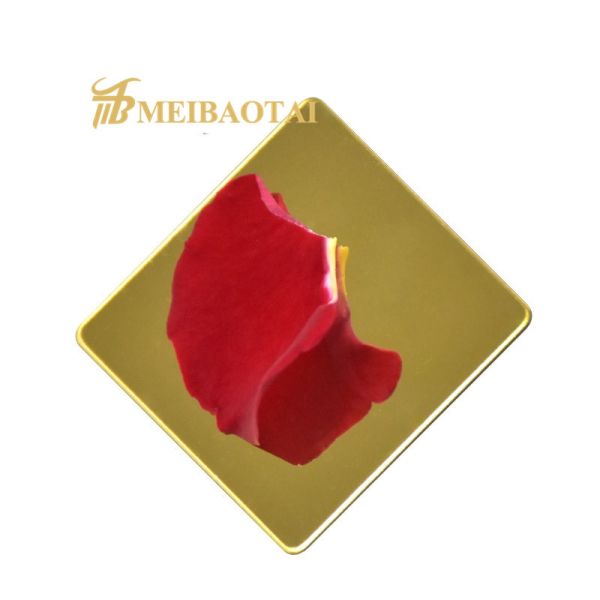 Mirror Finish PVD Blue Coated Coloured Stainless Steel Sheet 0.65mm Thickness for Decorative Use
