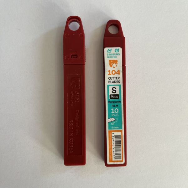 SK2 9mm Snap Off Box Cutter Blade 0.4mm Thickness Carbon Steel Construction