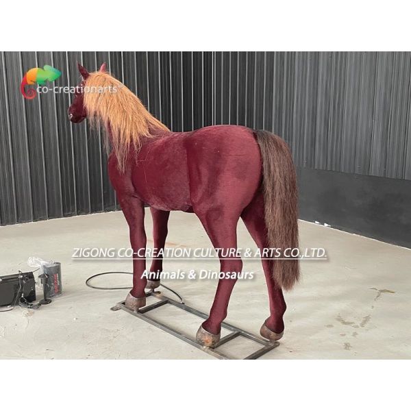 Лошадь на открытом воздухе животных тематического парка искусственных Animatronic для фермы