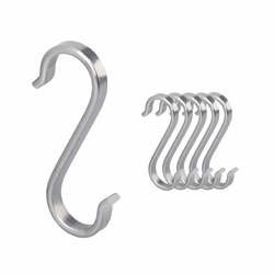 M2-M12 Meat Steel S Hooks Customized Polish Metal S Hook Hanging