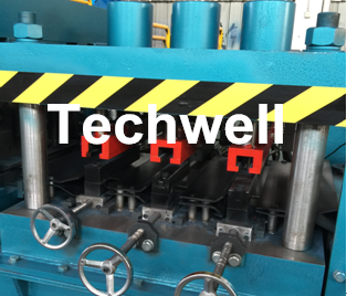 Carbon Steel , Galvanized Coil C Section / channel Roll Forming Machine With 1.5-3.0mm Thickness