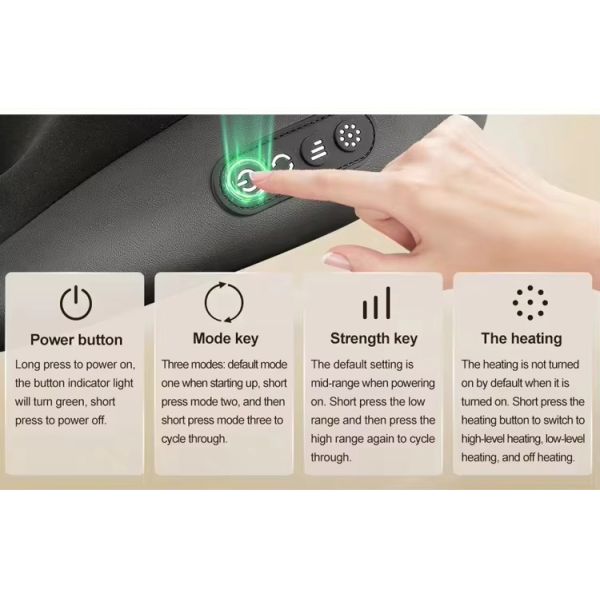 Papillon Shiatsu masajeador de espalda y cuello con calor Shiatsu masajeador de hombro para aliviar el dolor tejido profundo rodillado músculo corporal alivio del dolor Uso en la oficina de automóviles en casa