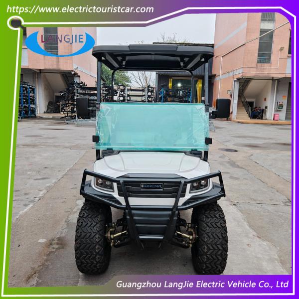 48V  Motor Electric Utility Golf Cart 2 Person Electric Baggage Cart With Cargo For Hotel