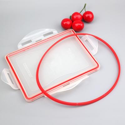 No Smell Airtight Box Silicone Gasket High Temperature Rubber Seals For Fresh Box Storage