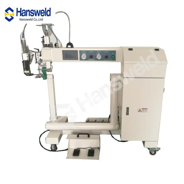 HMI Hot Air Pvc Welding Machine , Plastic Heat Sealing Machine For Waterproof Suit