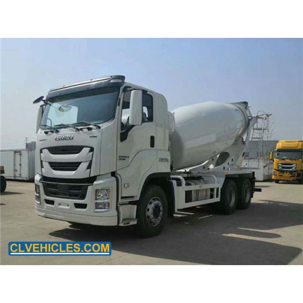 6x4 Type 25 Tons ISUZU Concrete Mixer Agitator Truck 10CBM