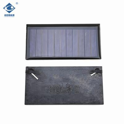 Epoxy Resin Solar Panel 0.35W Mini Portable Solar Panels Charger ZW-8040-5.5V Customizable Solar Panel