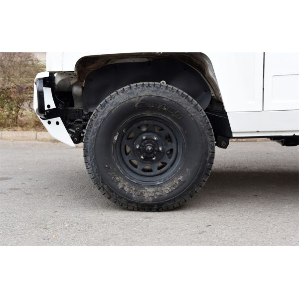 Camioneta de carga de carretera 4x4 diesel de doble fila con asiento del conductor de suspensión aérea