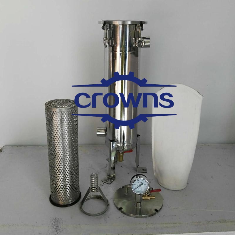 Специализированный ASME стандартный фильтр с одиночным мешочком для промышленного фильтра из нержавеющей стали