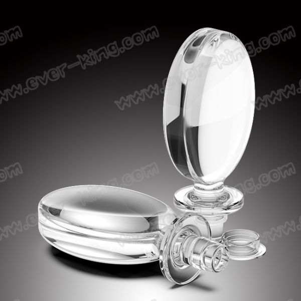 Helar la categoría alimenticia transparente de cristal de los cierres de la botella del alcohol