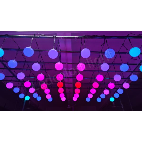 150mm DMX RGB Pixel Bulb Light Stage Nightclub Ceiling Hanging Pixel Light Bulb