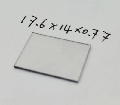 MPCVD Rough Square Cvd Diamond Wafers Diamond Plates 14x14x0.4mm Optica Grade