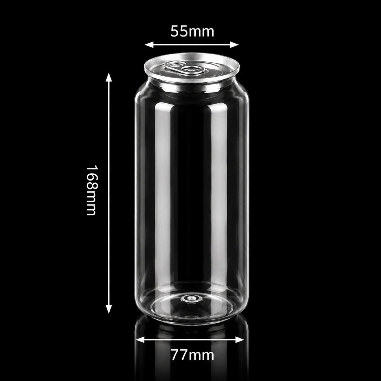 OEM Brand Cold Drink PET Bottle 55mm 700ml Clear PET Bottle For Oversized