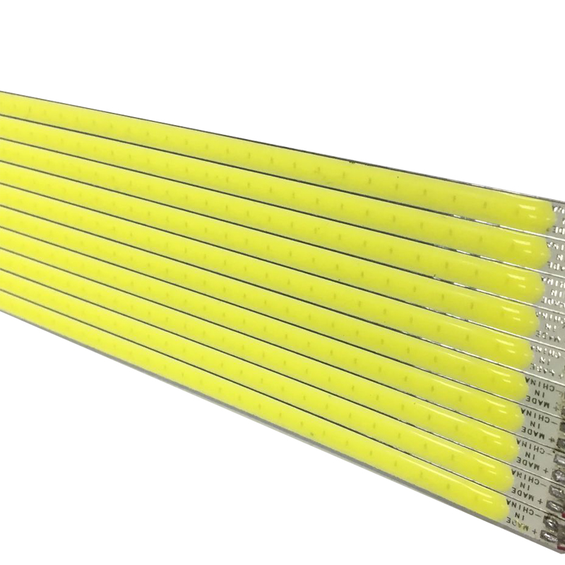 Холодный белый 20000k Dc12v 10w 35lm Cob жесткая светодиодная лента