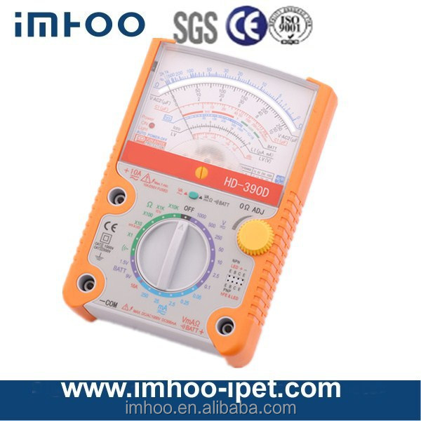 0.05-250mA 10A Measuring Current Range Analog Multimeter 0.05-500V