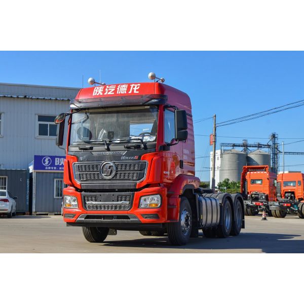 High Roof Deflector Four-Point Suspension Airbag Seat 430HP 6*4 M3000s Shacman Tractor Truck