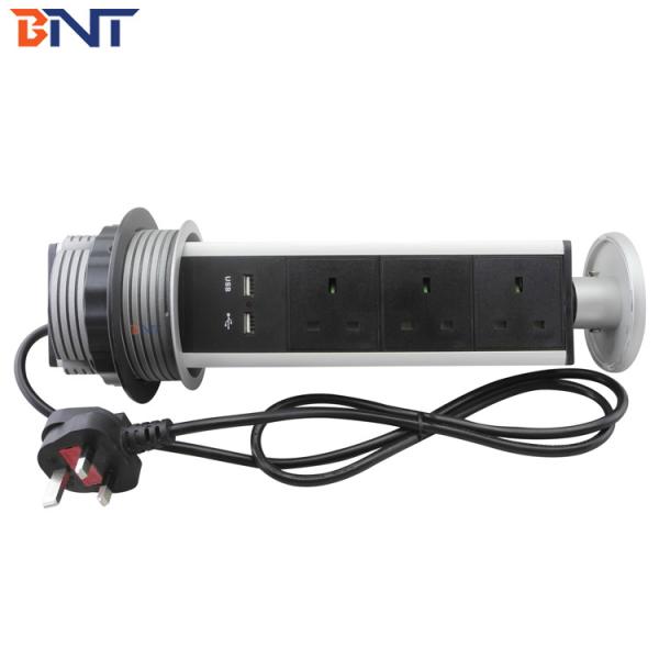 BNT Kitchen pop up desktop socket with UK standard power for kitchen