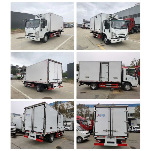 ISUZU KV100 Refrigerated Box Truck 3-5 Ton Freezer Truck 4x2 Drive Model
