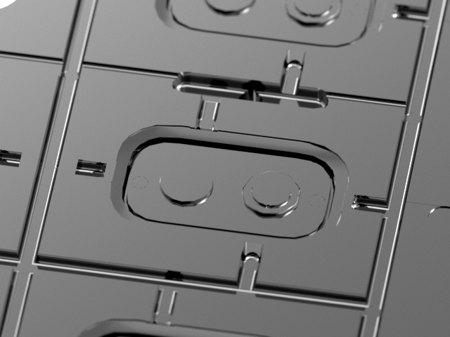 OEM / ODM: Прецизионная инжекционная формовка и прозрачная сканирующая ручка Камера Декоративное кольцо (1*4) No.24005-B
