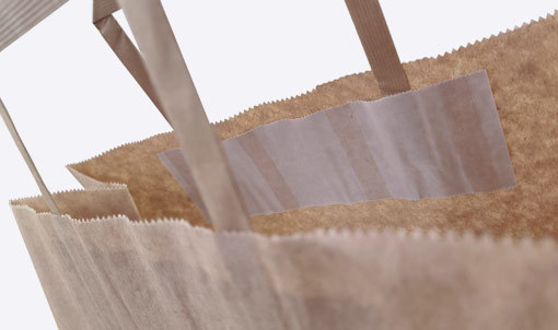 Bolsas de papel desechables a prueba de manipulación Embalaje Bolsas de papel Kraft para restaurantes