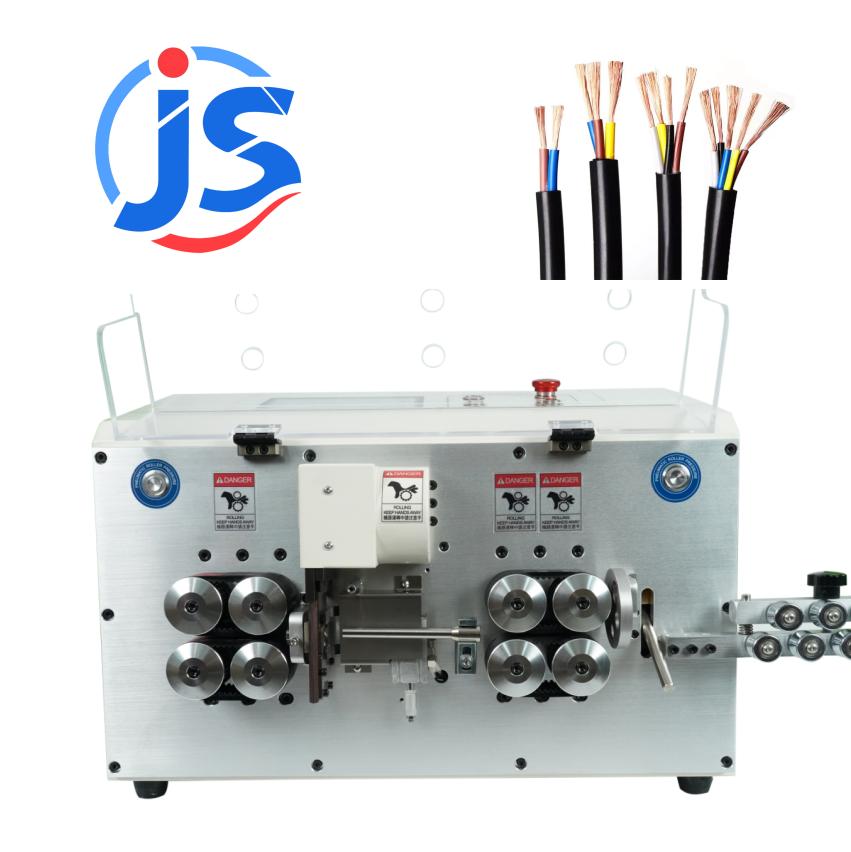 Accelerated Round Sheath Inner and Outer Double Layer Peeling Machine 650W Multi Functional Metal Stripping Peeling Machine