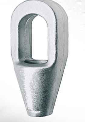 G417 Wire Rope Grooved Closed Spelter Socket Hot DIP Galvanized