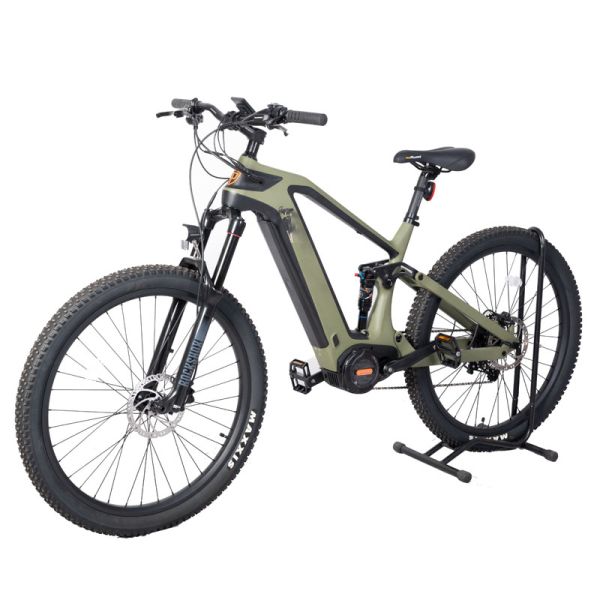 Type 1000W Bafang M620 Carbon Fiber Mountain Bikes with 48V 17.5 Ah Lithium Battery