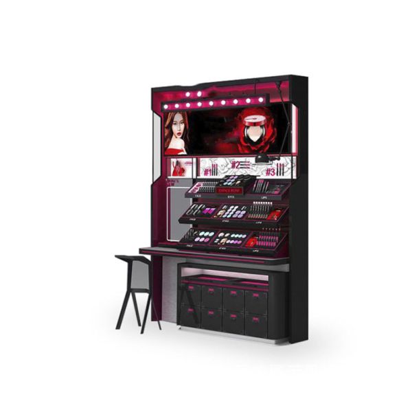 Double-sided Light Duty Cosmetic Store Display Shelves for Shop Counter Design