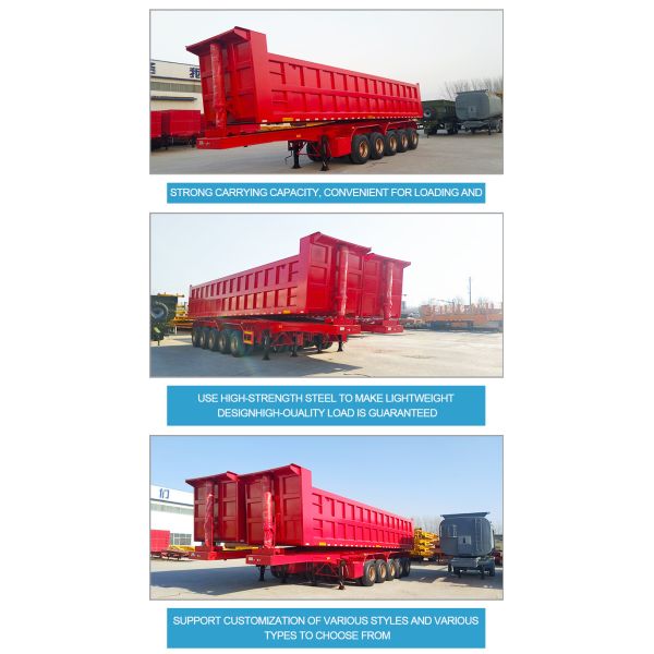 Hydraulic Car Hauler Carrier Transport Semi Truck Trailer with Two Speed Landing Leg