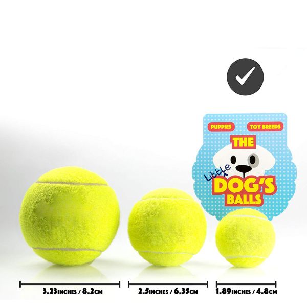 Eco Friendly Puppy Dog Tough Chew Toys , Durable Pet Tennis Balls For Dogs