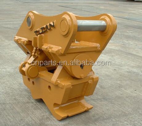 200 kg Mini-excavateur couplage rapide avec accrochage rapide mécanique en jaune/orange/bleu