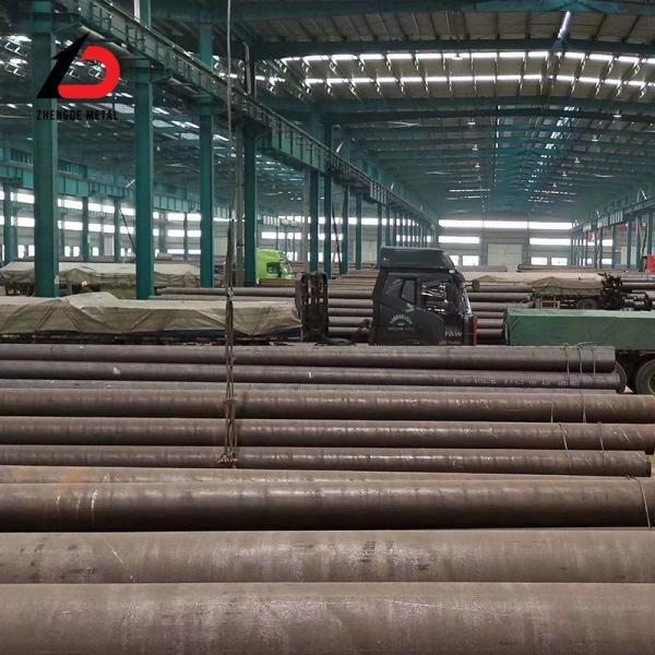 ASTM A53 A106 Sch40 Pipe en acier sans soudure à paroi épaisse noire Tube en acier sans soudure pour lignes de pétrole et de gaz Pipe en acier sans soudure laminée à chaud
