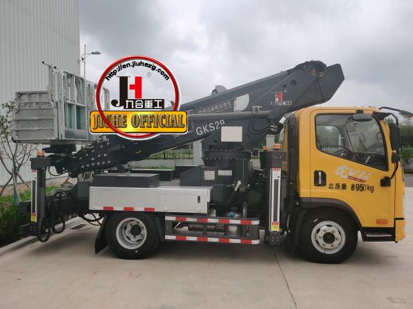 China Truck Mounted Elevated Work Platform Factory JIUHE Truck Mounted Lift Platform 29m Elevated Work Platform