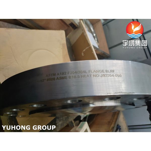 ASTM A182 F304/304L Blind B16.5 Forged Flange Raised Face BLRF #600