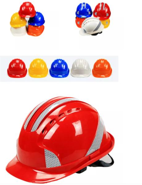 Casco de segurança de proteção de cabeça de construção de fibra de carbono de alta dureza para mudança de materiais de construção