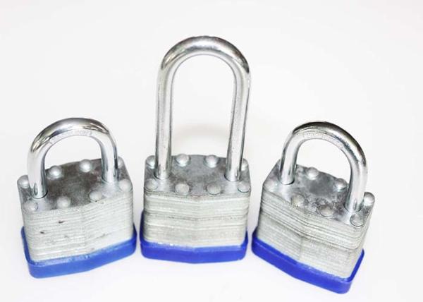 Long shackle Safety Lockout Padlocks High Strength Steel Laminated
