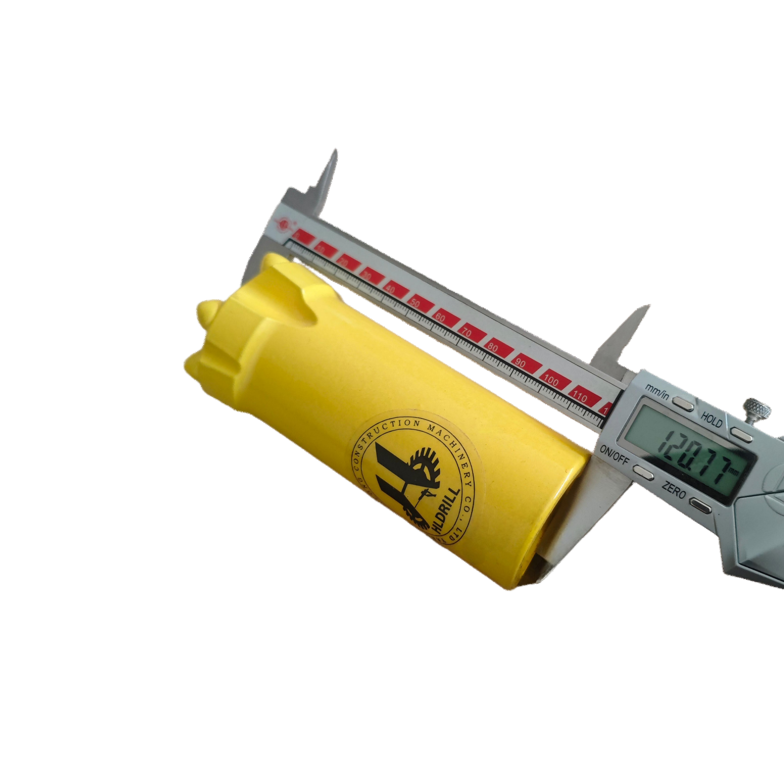 9 Tooth 53mm DTH Threaded T38 Button Bit Rock Drilling Impact Resistant