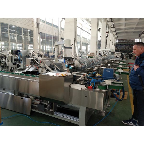304 Stainless Steel Automatic Cartoning Machine 1200Kg With CE Ceirtification