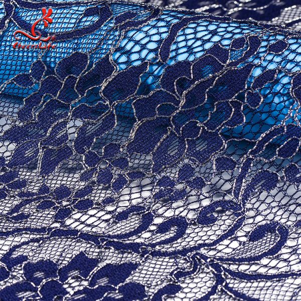 Оптовый французский королевский голубой маркизет продукта тканей ткани шнурка для одежды