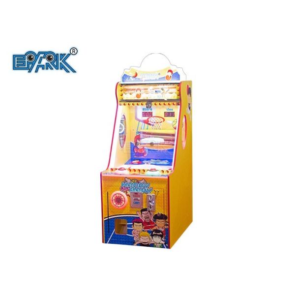 Happy Baby 2 Wooden Cabinet Kids  Ball Game Machine For One Person