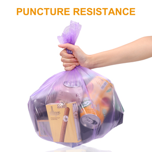 Manufacture Promotional Eco-Friendly Custom Plastic Drawstring Kitchen Trash Bags, Biodegradable PLA Plastic Food Bag