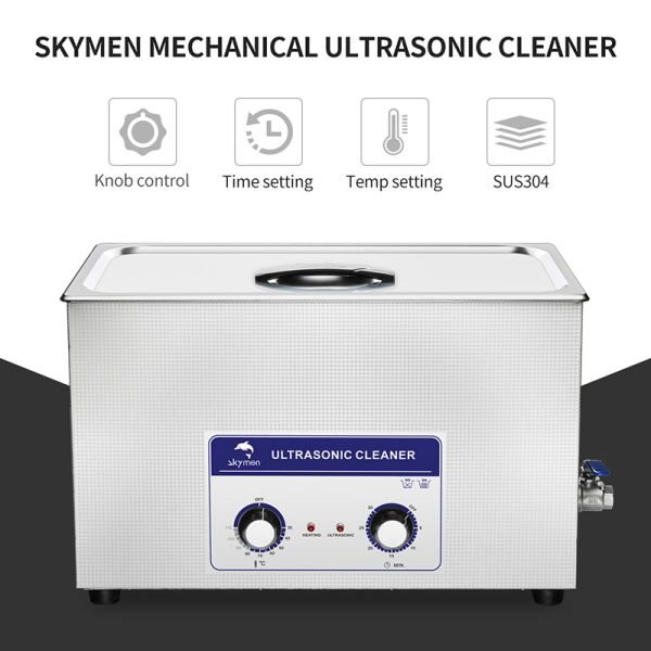 Skymen Limpiador ultrasónico mecánico de culata de máquina de limpieza ultrasónica de 8 galones