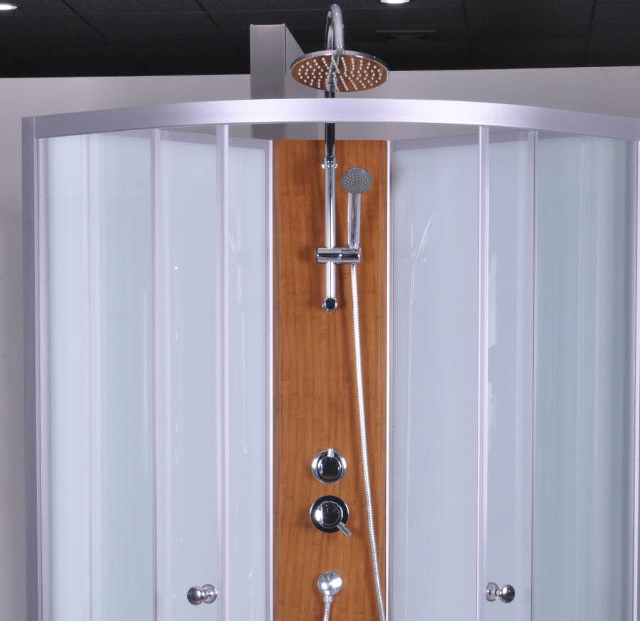 900x900x2250mm,Custom Quadrant Sliding Door Shower Cubicles , Curved Shower Glass Enclosure
