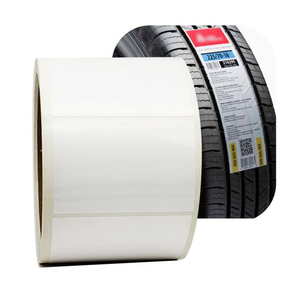White Warehouse Barcode Label OEM Custom Vinyl Stickers For Cars